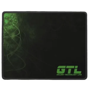 Килимок GTL Gaming S, Black-Green , 250x210х2 мм, антиковзна основа, захист від вологи