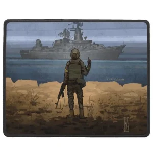 Килимок GTL Gaming S, Російський корабель іди .. ..., 250x210х2 мм, антиковзна основа, захист від вологи