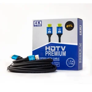 Кабель HDMI (M) - HDMI (M), 5 м, Black, GTL, V2.0 (GTLHMHM5V20BK)